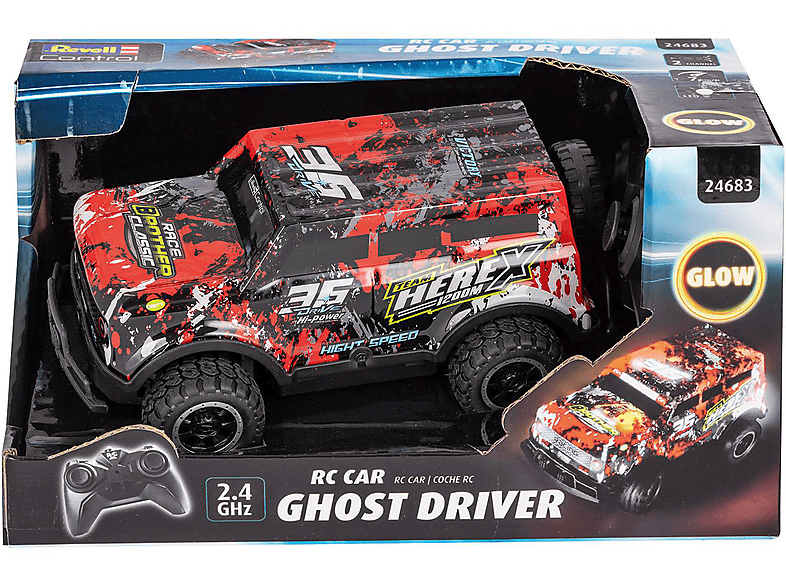 Revell RC Car Ghost Driver RC Fahrzeug, Rot — Foto 4 von 5