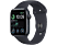 APPLE Watch SE (2022) GPS, 44mm éjfekete alumíniumtok, éjfekete sportszíj (MNK03CM/A)