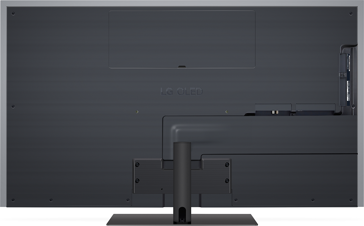 Weiße Box mit Produktname, Diagramm der TV-Wandhalterung.