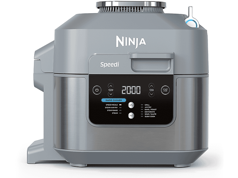 Ninja Speedi On400Eu Multicooker, 1760 W, Capacità Ciotola 5,7 L, Grigio