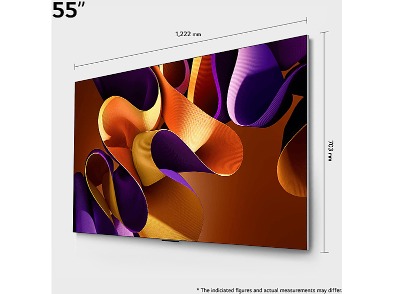 LG OLED55G48LW OLED evo TV (Flat, 55 Zoll / 139 cm, 4K, SMART TV, webOS 24 mit ThinQ)