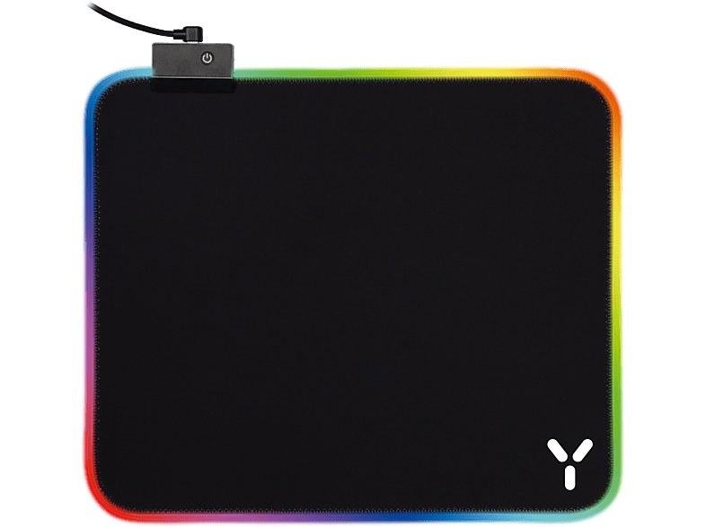 ISY IMP-6000-1 RGB Gaming Mauspad, 350 x 250 mm, USB-C, Schwarz