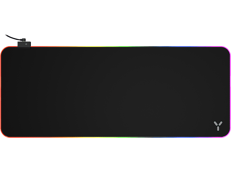 ISY IMP-6000-XXL RGB Gaming Mauspad, 900 x 360 mm, XXL, Schwarz — Foto 2 von 2