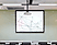 EQUIP mennyezeti/fali projektor konzol, fekete (650702)