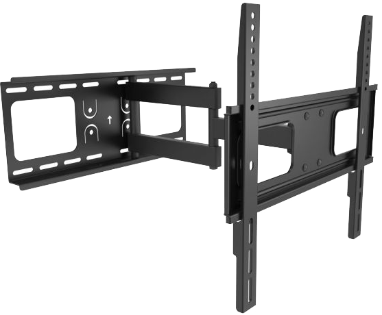EQUIP 32-55" dönthető/forgatható karos fali konzol, fekete (650315)