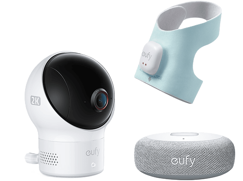 Eufy Smart Sock S320 Slimme Binnencamera Wit afbeelding