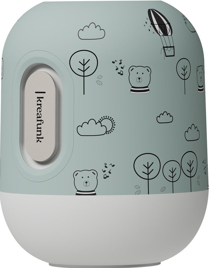 KREAFUNK KIDS Glowie - Bluetooth-Lautsprecher (Dusty Green)