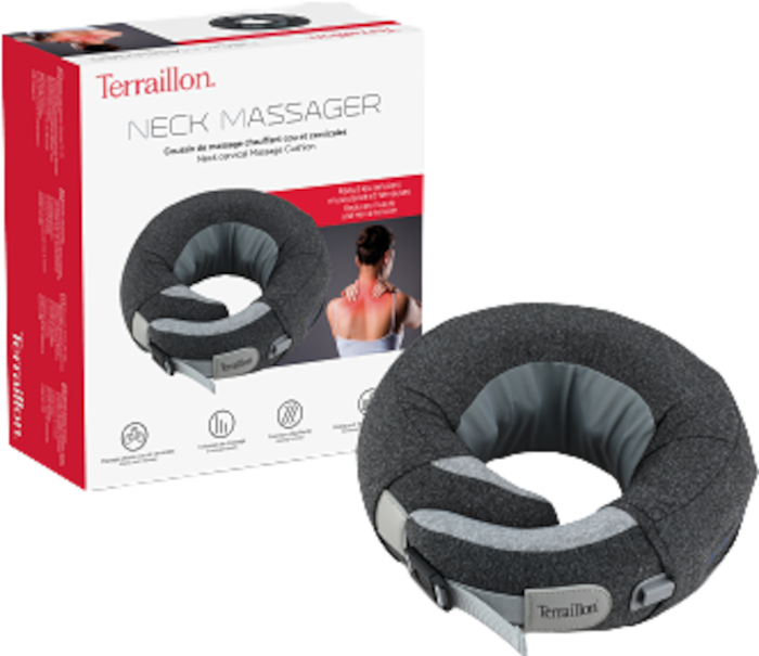 TERRAILLON 15310 - Appareil de massage pour la nuque (Gris)