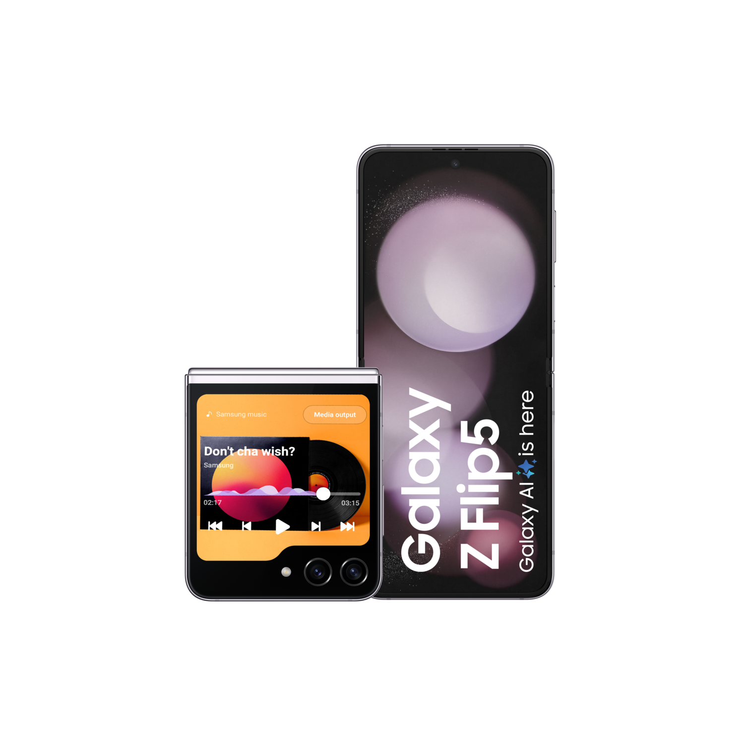 SAMSUNG Galaxy Z Flip5 5G -256 GB Lavender kopen? | MediaMarkt