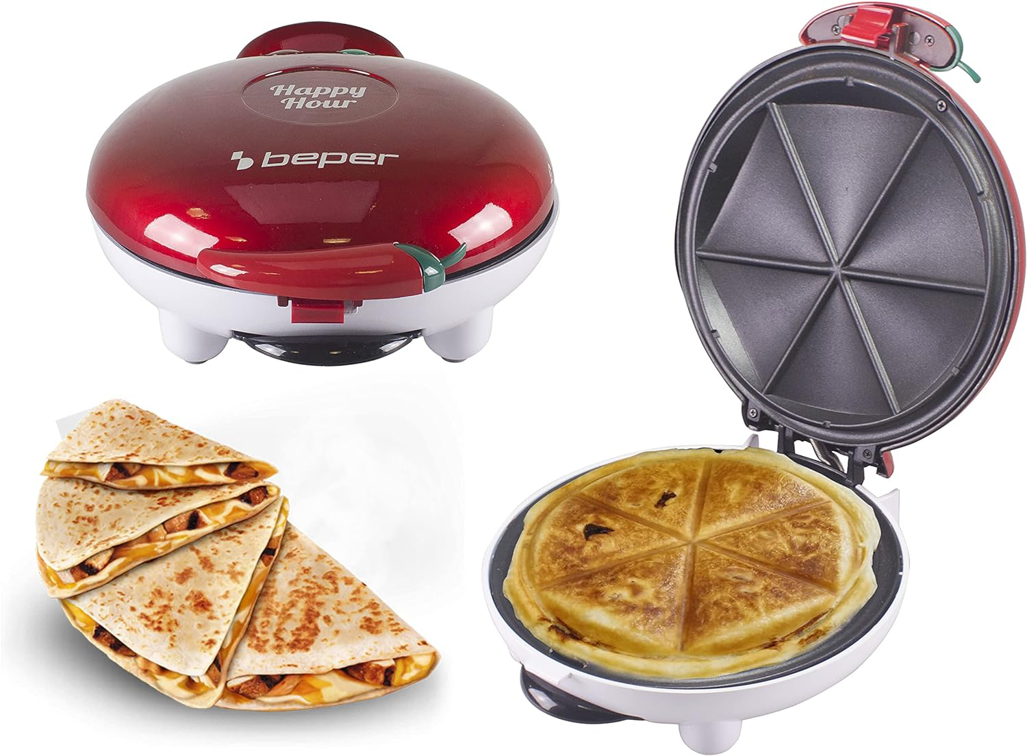 BEPER P101CUD600 Quesadilla/panzerotti sütő 900w