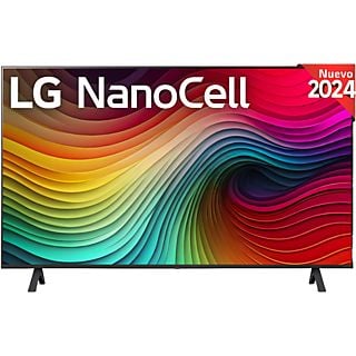 TV LED 43" - LG 43NANO82T6B, UHD 4K, Procesador Inteligente 4K α5 Gen7, Smart TV, DVB-T2 (H.265), Negro