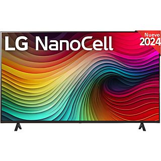 TV LED 55" - LG 55NANO82T6B, UHD 4K, Procesador Inteligente 4K α5 Gen7, Smart TV, DVB-T2 (H.265), Negro