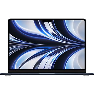 Apple MacBook Air (2022) MLY33Y/A, 13.6" Retina, Chip M2 Apple, CPU de 8 núcleos, GPU de 8 núcleos, 8GB RAM, 256GB de SSD, USB-C 70W, Medianoche