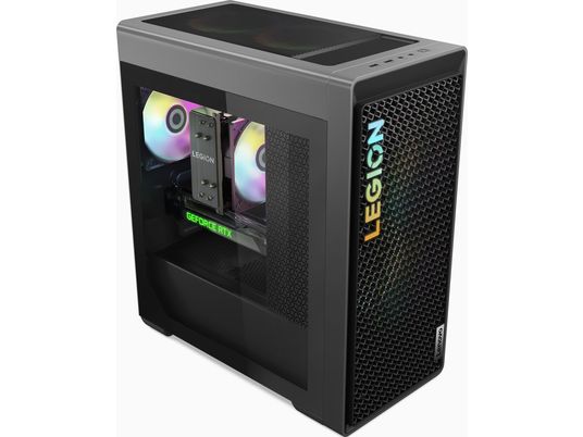 LENOVO Legion T5 26IRB8 - PC per gaming, Intel® Core™ i7, 2 TB SSD, 32 GB RAM, NVIDIA GeForce RTX™ 4070 Ti Super™ (16 GB, GDDR6X), Storm Grey