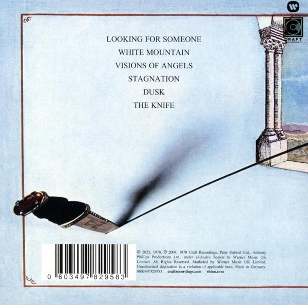 Album borító szöveggel: Looking for Someone, White Mountain, Visions of Angels, Staganation, Dusk, The Knife.