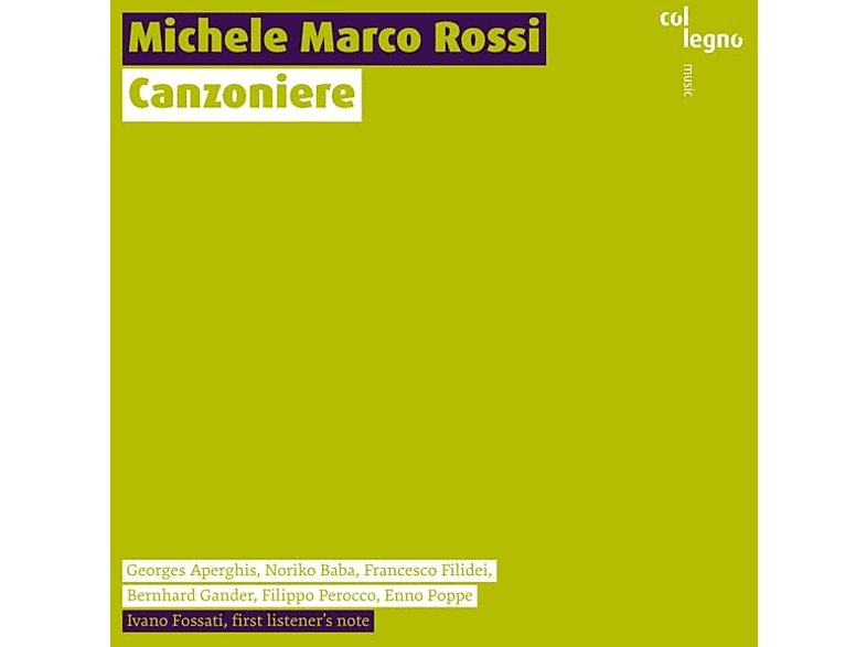 Michele Marco Rossi - Canzoniere - (CD)