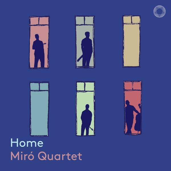 Albumcover mit sechs Fenstern, Silhouetten von Musikern darin, auf dunkelblauem Hintergrund.