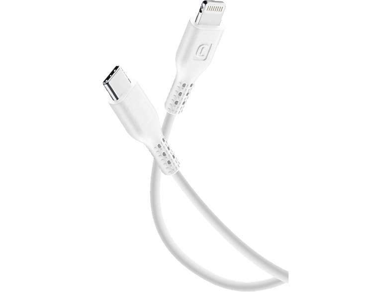 CELLULAR LINE USB-C to Lightning - Lade- und -Datenübertragungskabel (Weiss)