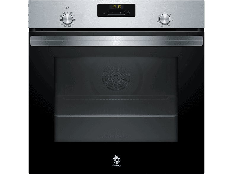 Balay 3HA4031X2, Serie Acero, Convencional, Hidrolítica, 71 l, Aire caliente 3D Profesional, Raíles Comfort, 60 cm, Inox