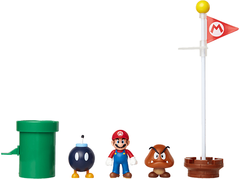 Nintendo 2.5 Acorn Plains Diorama Set; Sammelfigur
