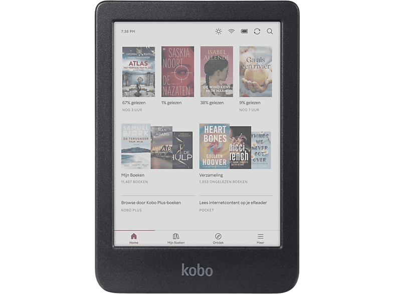 Kobo E-reader Clara Colour - Zwart