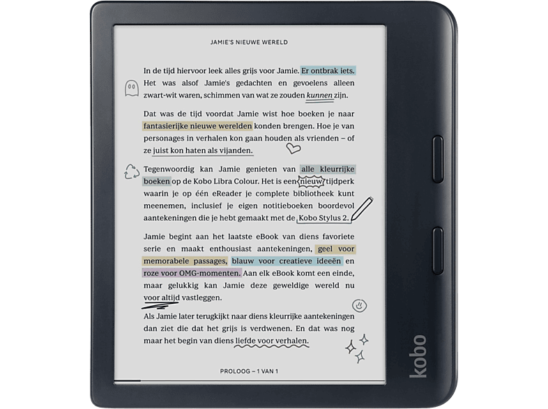 KOBO EReader Libra Colour Zwart