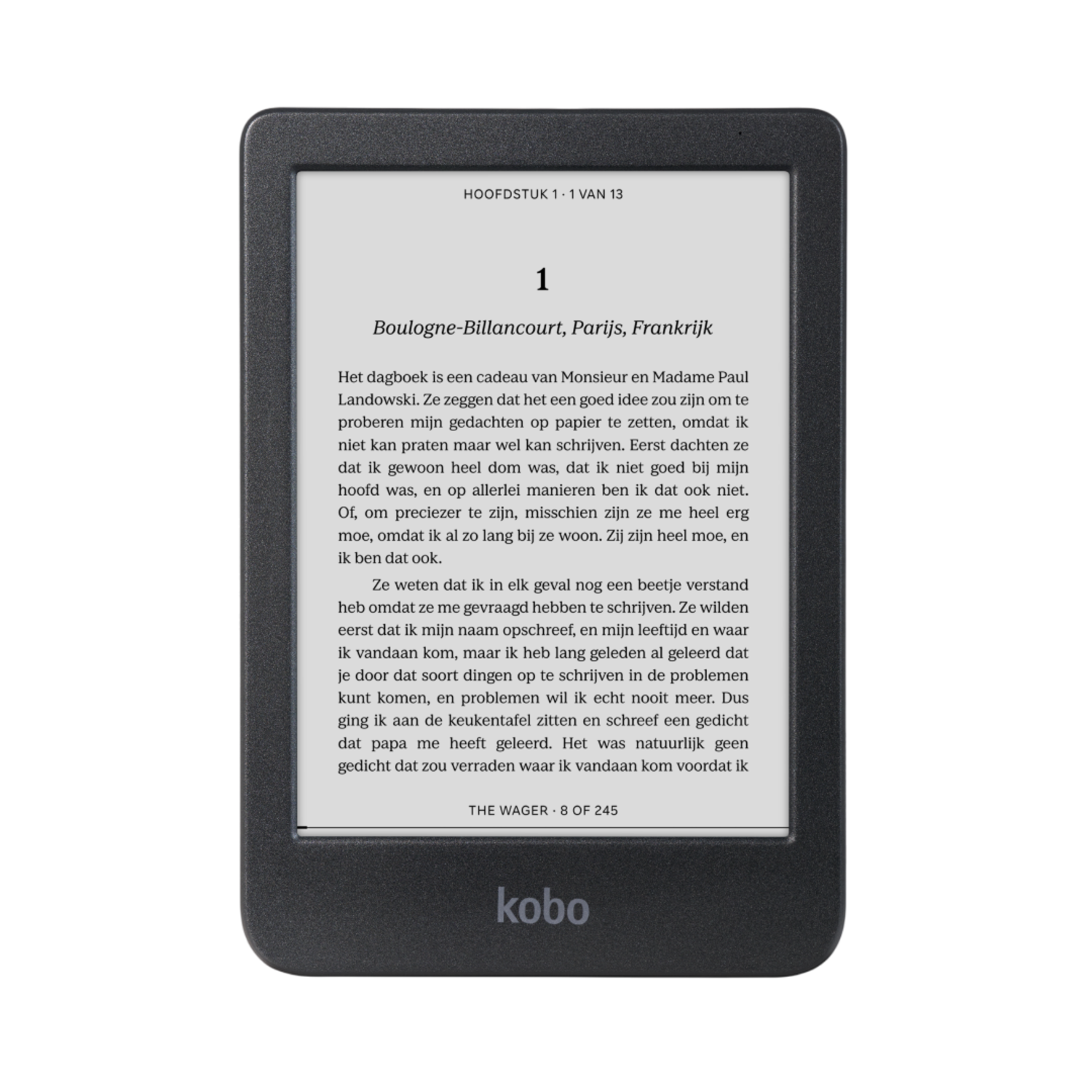 Kobo Clara Bw Zwart - 6 Inch 16 Gb (ongeveer 12.000 E-books) Waterdicht (ip8x)