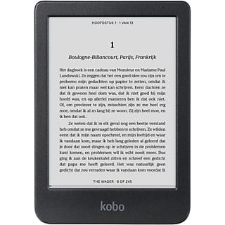 KOBO Clara BW Zwart - 6 inch - 16 GB (ongeveer 12.000 e-books) - Waterdicht (IP8X)