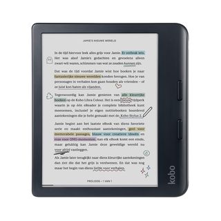 KOBO Libra Colour Zwart - 7 inch - 32 GB (ongeveer 24.000 e-books) - Waterdicht (IP8X)