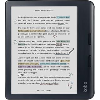 KOBO Libra Colour Zwart - 7 inch - 32 GB (ongeveer 24.000 e-books) - Waterdicht (IP8X)