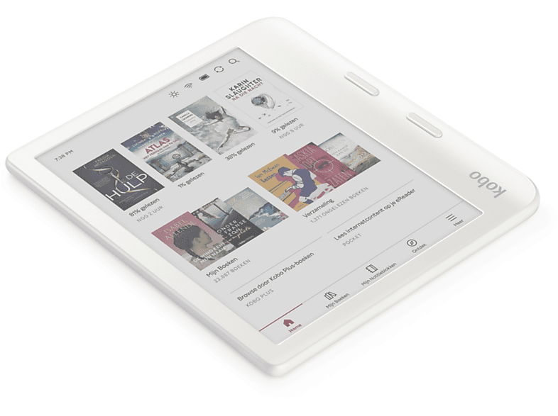 KOBO Libra Colour Wit | 7 inch | 32 GB (ongeveer 24.000 e-books