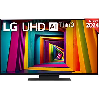 TV LED 50" - LG 50UT91006LA, UHD 4K, Procesador Inteligente 4K α5 Gen7, Smart TV, DVB-T2 (H.265), Negro