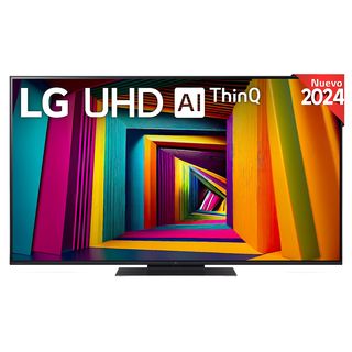 TV LED 55" - LG 55UT91006LA, UHD 4K, Procesador Inteligente 4K α5 Gen7, Smart TV, DVB-T2 (H.265), Negro