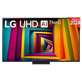 TV LED 65" - LG 65UT91006LA, UHD 4K, Procesador Inteligente 4K α5 Gen7, Smart TV, DVB-T2 (H.265), Negro