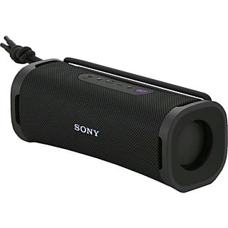 SONY ULT FIELD 1 Kabelloser, tragbarer Bluetooth-Lautsprecher mit ULT POWER SOUND, IP67, Wasser-, Staub- und Stossfest, 12 h Akkulaufzeit, Schwarz