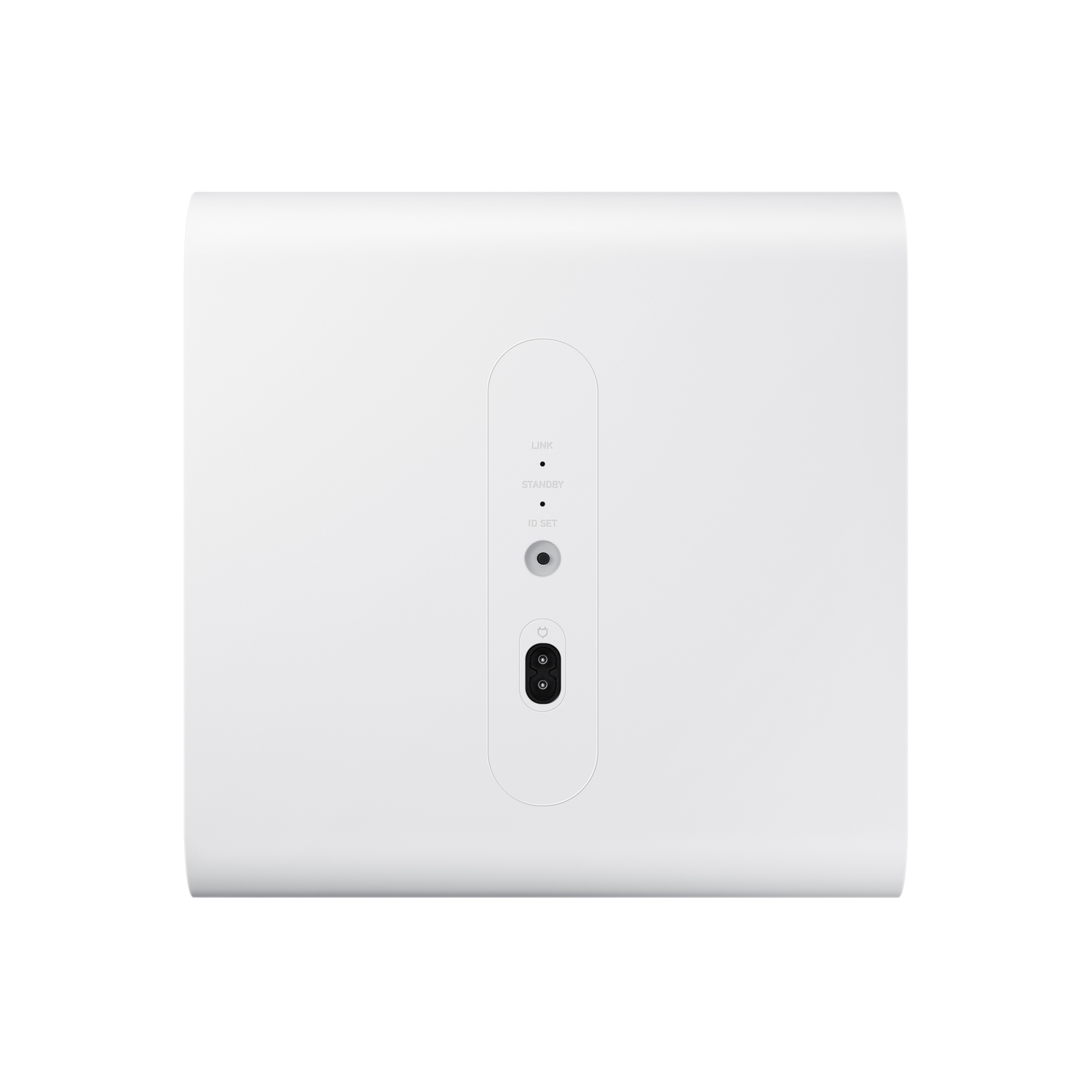 Appareil rectangulaire blanc avec boutons 'LINK', 'STANDBY' et 'RESET'.