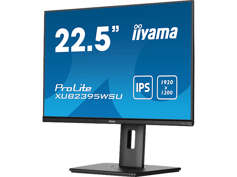 IIYAMA Prolite XUB2395WSU-B5 22,5 Zoll Monitor for Business, Full-HD, 4 ms Reaktionszeit, 250 cd/m², 75 Hz, Schwarz — Foto 2 von 5