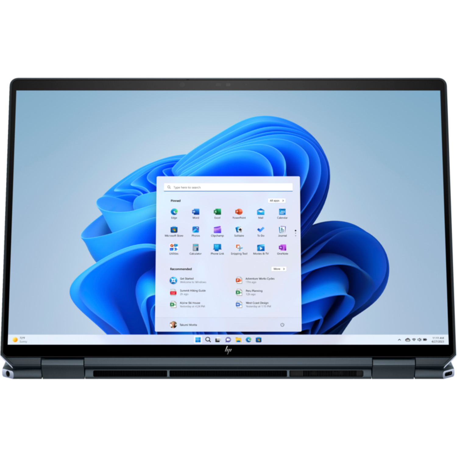 HP Spectre x360 16-aa0016nb - 16 pouces - 2.8K - Intel Core Ultra 7 155H - 16 GB - 1 TB - GeForce RTX™ 4050