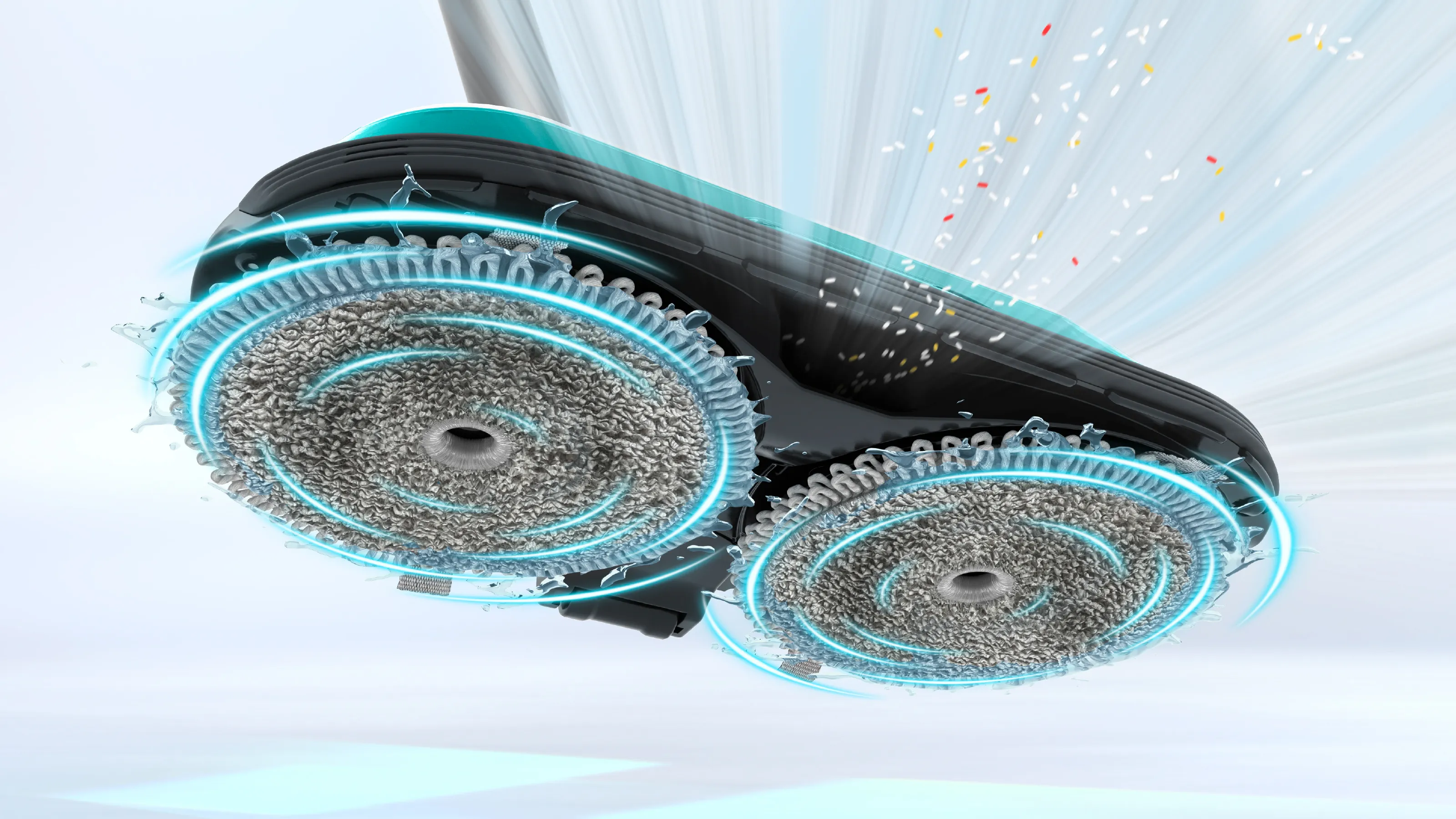 Egy fekete TV oldalsó profilja.