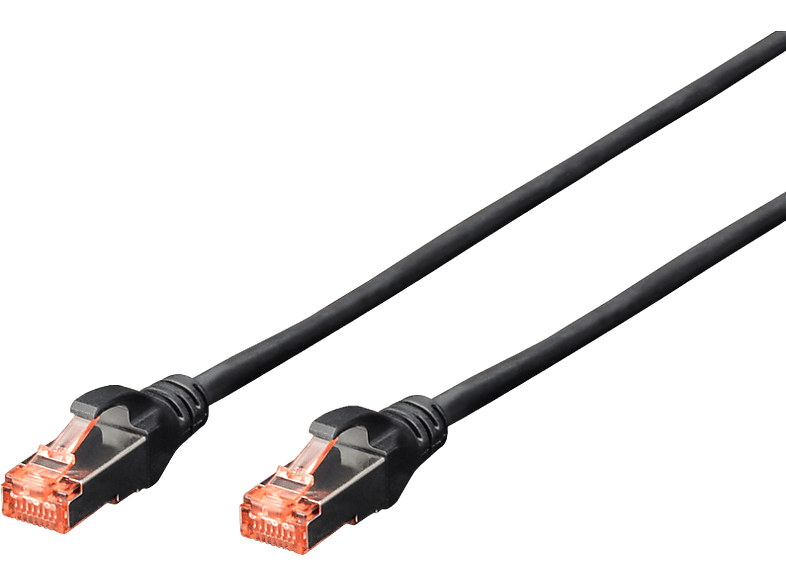 DIGITUS Patchkabel, Kat. 6, S/FTP, 7m, schwarz; Patchkabel----Patchkabel
