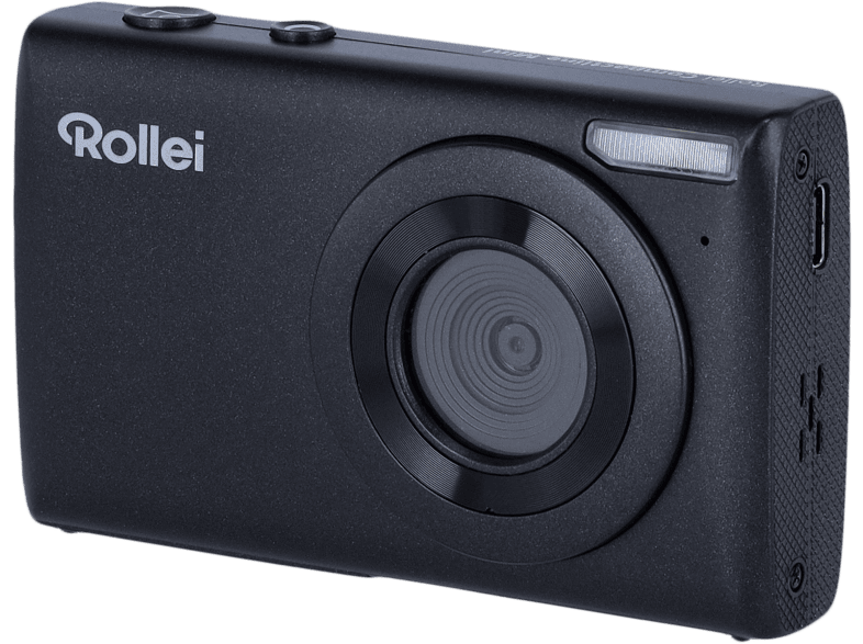 Rollei Compactline Mini Kompaktkamera, 4K Video, 8 MP Foto, 18x Digital Zoom, Blende f3, 2.8 Zoll LCD, Schwarz — Foto 3 von 5