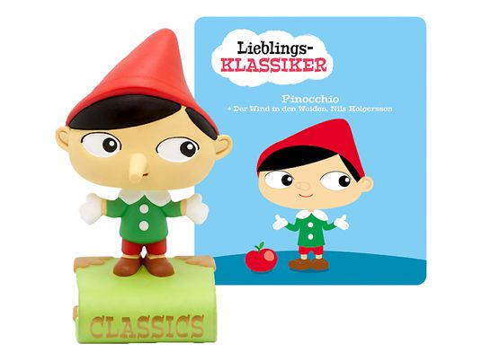 TONIES Lieblings-Klassiker: Pinocchio (nuova edizione 2024) - Personaggio audio /I (Multicolore)