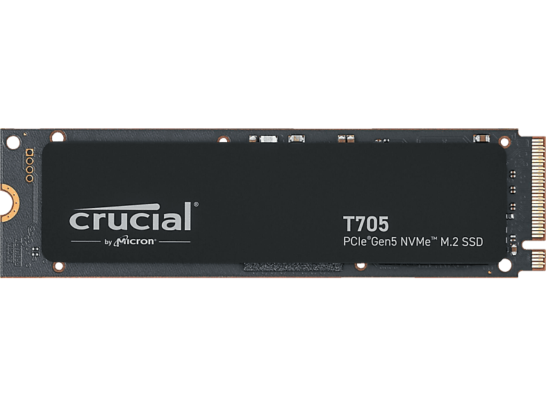 CRUCIAL T705 PCIe Gen5 NVMe Festplatte, 2 TB SSD M.2, intern