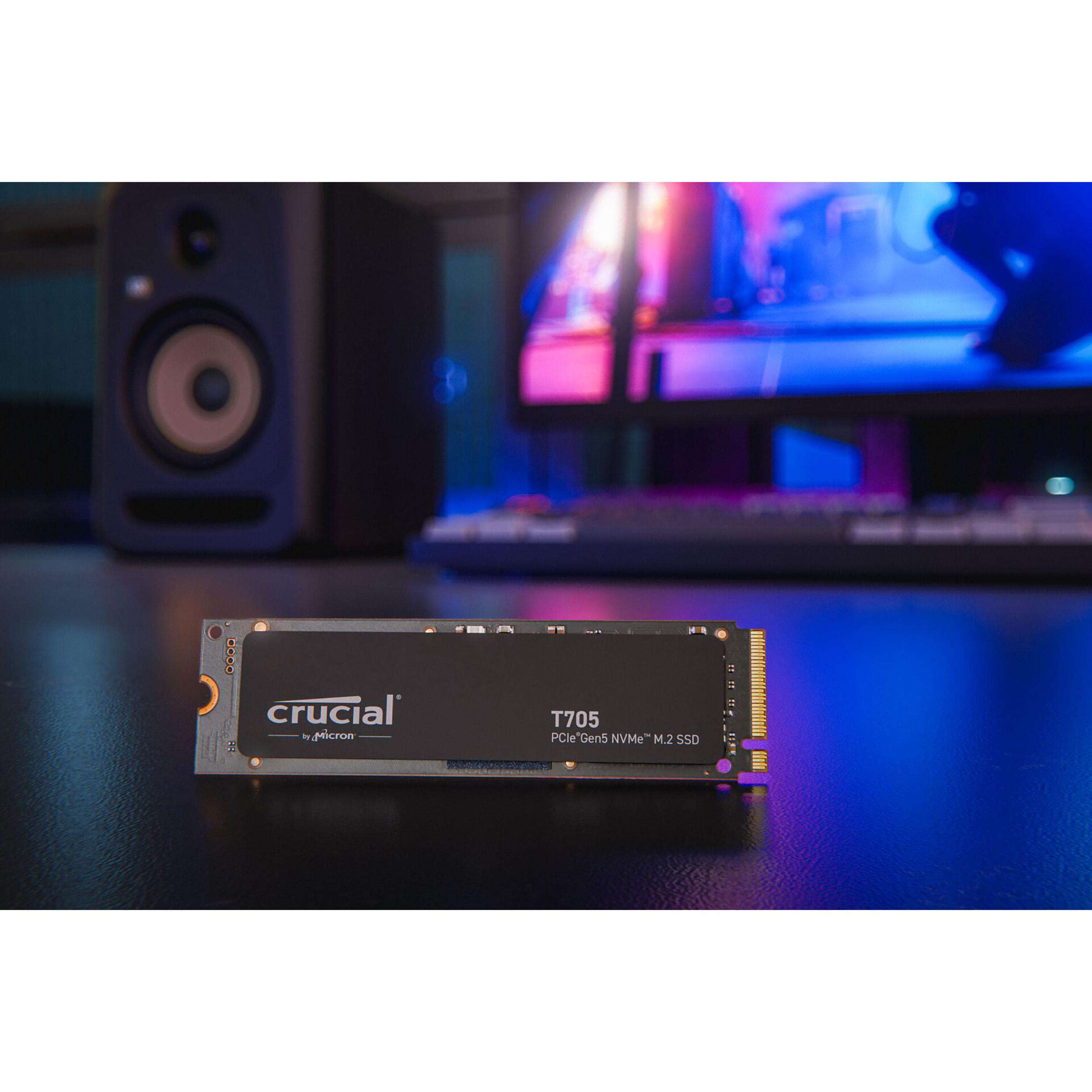 CRUCIAL T705 PCIe Gen5 NVMe Festplatte, 4 TB SSD M.2, intern
