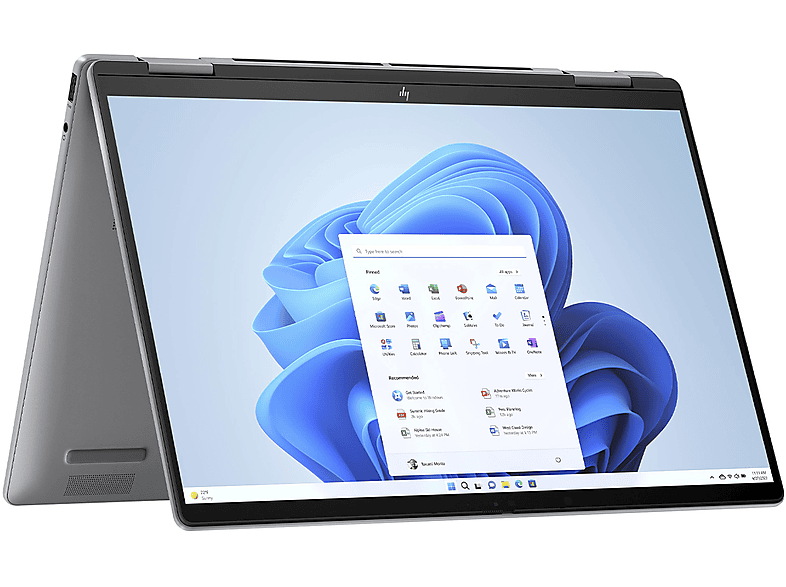 HP Envy X360 14-Fc0000Nl convertibile 2 in 1, 14 ", processore Intel Core Ultra 7 155U, 16 GB, 1000 GB Ssd, Argento