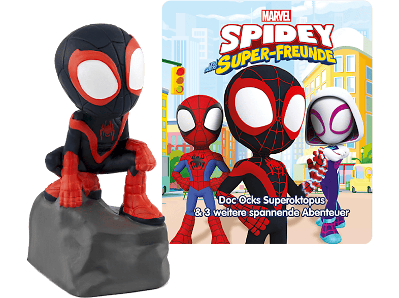 Marvel Spidey et Ses Amis Extraordinaires, Figurine Spidey de 7,5 cm avec Accessoire, Jouets de Super-héros pour Enfants, dès 3 Ans