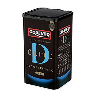 Café molido - Oquendo Cofibox Élite Descafeinado 400g, 100% Robusta