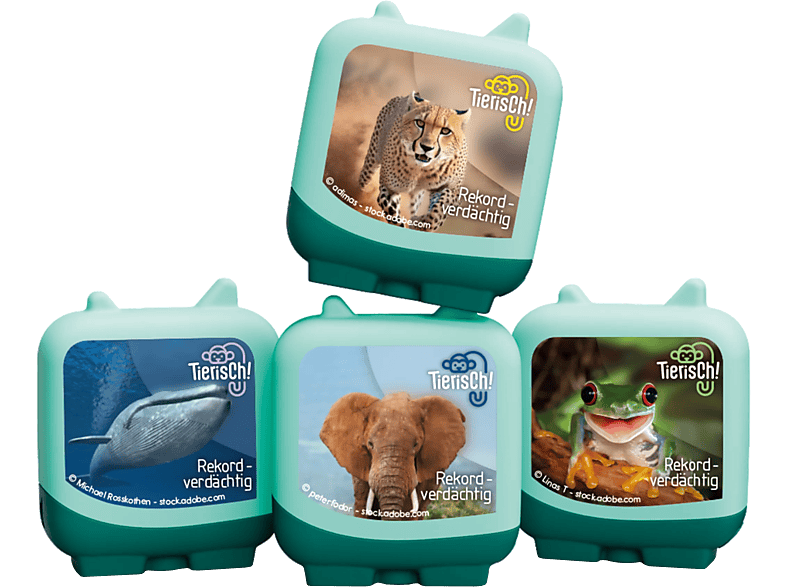 TONIES Clever Tonie: Tierisch! Rekordverdächtig - Set Hörfigur /D (Mehrfarbig)