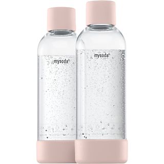 MYSODA Fles Duopack 1L Roze (EU-2PB10-LP)