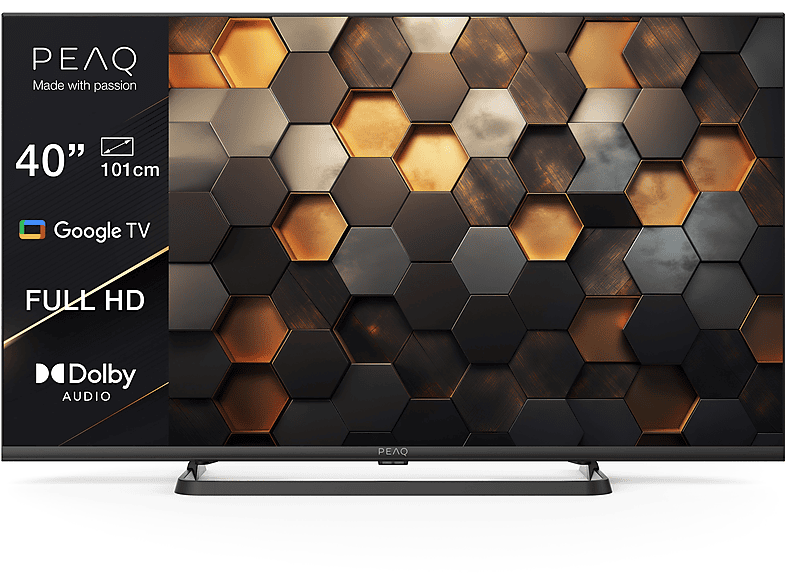 PEAQ PTV 40GF-5024C Google FHD TV (40 Zoll / 100 cm, Full-HD, SMART TV)